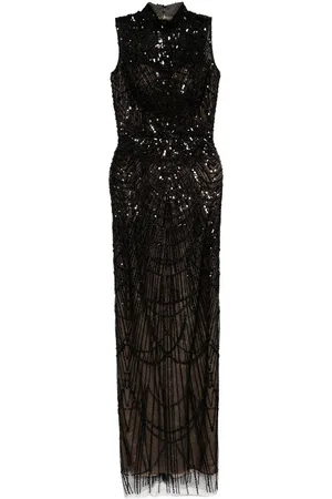 Saiid Kobeisy Kleid mit Perlen