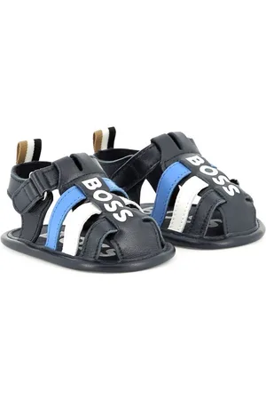 HUGO BOSS Sandalen mit Logo-Print