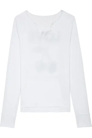 Zadig & Voltaire T-Shirt mit Henley-Kragen