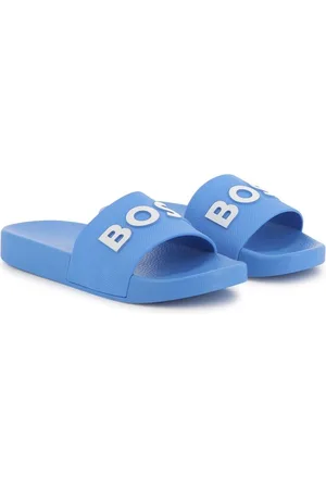 HUGO BOSS Pantoletten mit Logo-Print