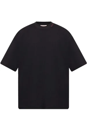 Marni T-Shirt mit Logo-Stickerei