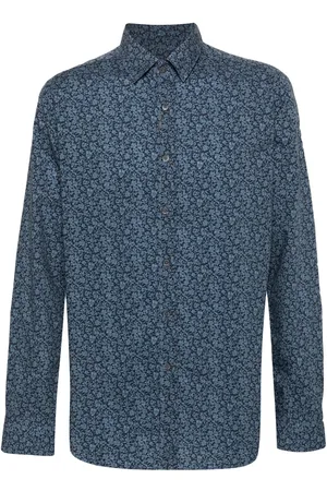 CANALI Hemd mit Blumen-Print