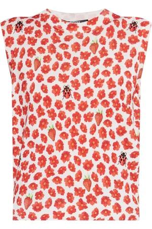 VERSACE T-Shirt mit Blumen-Print