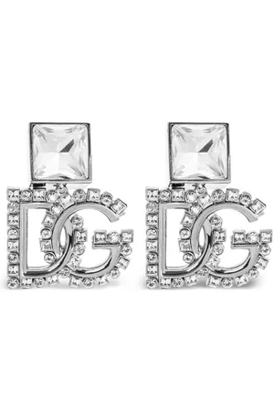Dolce & Gabbana Ohrringe mit Logo-Schild