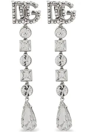 Dolce & Gabbana Ohrringe mit Logo-Schild