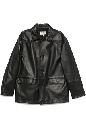 Maison Margiela Klassische Lederjacke