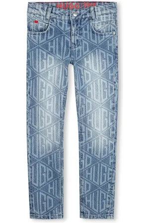 HUGO BOSS Jeans mit Logo-Print