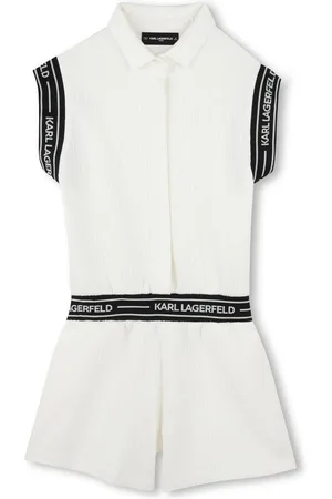 Karl Lagerfeld Playsuit mit Logo-Jacquard