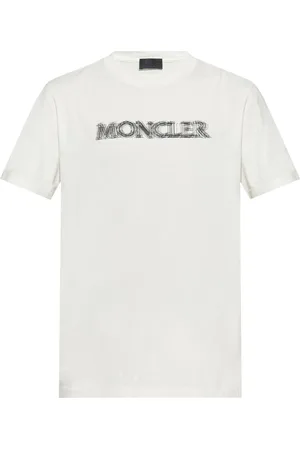 Moncler T-Shirt mit verschwommenem Logo