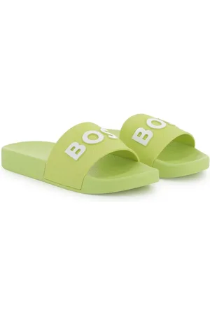 HUGO BOSS Pantoletten mit Logo-Print