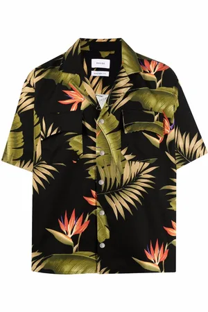 Rhude Hemd mit Palmblatt-Print