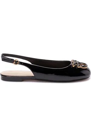 Pinko Slingback-Ballerinas mit Logo-Schild