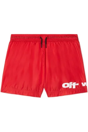OFF-WHITE Type Graphic Badeshorts