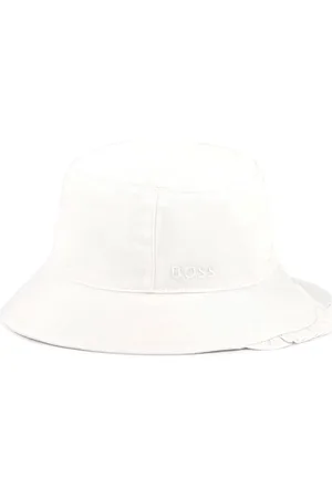 HUGO BOSS Fischerhut mit Logo-Print