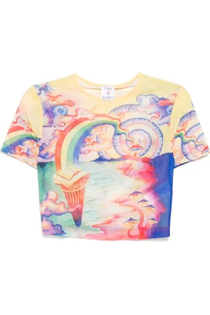 Casablanca Baby T-Shirt aus Mesh