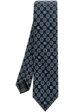 Dolce & Gabbana Jacquard-Krawatte mit Blumenmuster