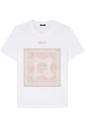 VERSACE T-Shirt mit Logo-Stickerei