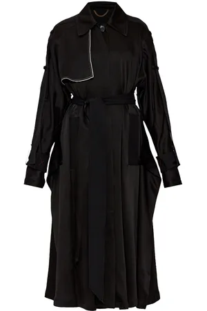 Victoria Beckham Trenchcoat mit Kontrastbesatz