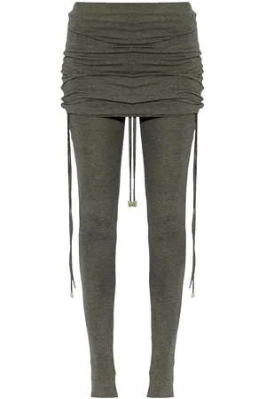 The Attico Leggings im Layering-Look