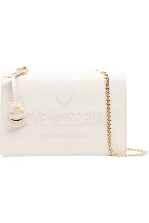 Moschino Schultertasche mit Logo-Prägung
