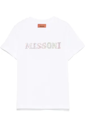 Missoni T-Shirt mit Strass-Logo