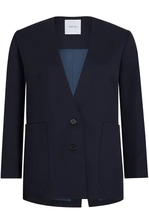 Patou Twill-Jacke ohne Kragen