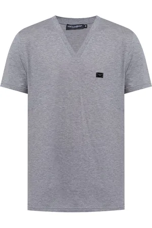 Dolce & Gabbana T-Shirt mit V-Ausschnitt