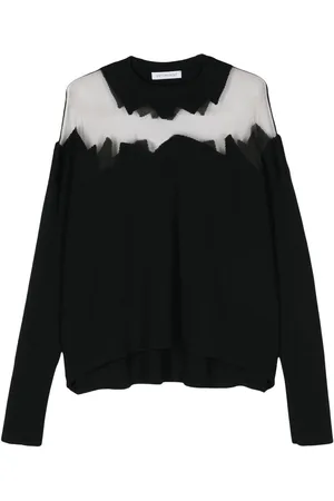 Viktor & Rolf Pullover mit semi-transparentem Einsatz