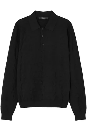 VERSACE Poloshirt mit Logo-Stickerei