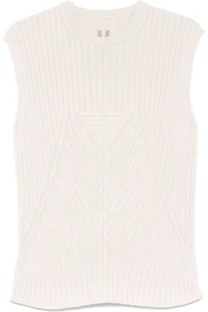 Rick Owens Geripptes Tanktop