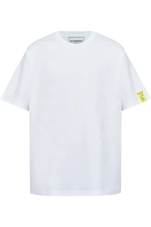 Iceberg T-Shirt mit Stickerei