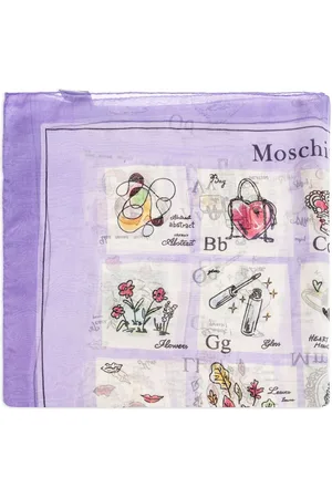 Moschino Schal mit grafischem Print