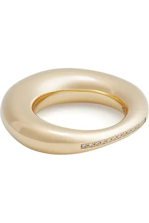 Lauren Rubinski 14kt Peggy Gelbgoldring mit Diamant