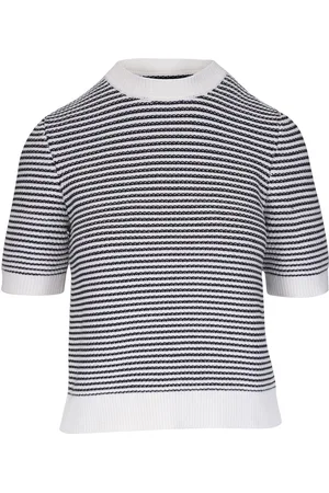 AKRIS Gestreiftes Stricktop