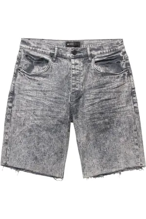 Purple Brand Jeans-Shorts im Distressed-Look