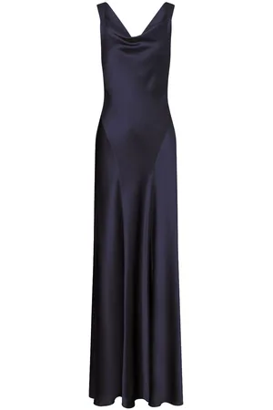 Alberta Ferretti Abendkleid Wasserfallausschnitt