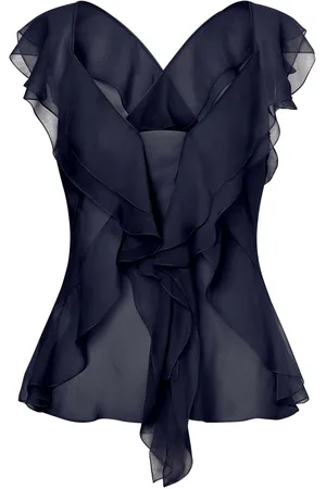 Alberta Ferretti Semi-transparente Seidenbluse