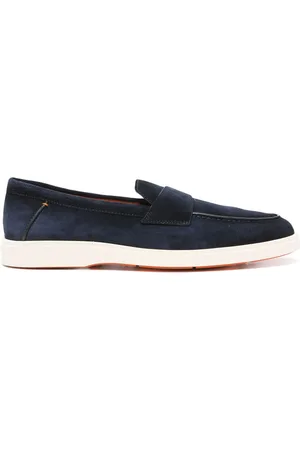 santoni Loafer aus Wildleder