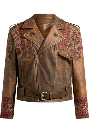 Etro Bikerjacke aus Leder