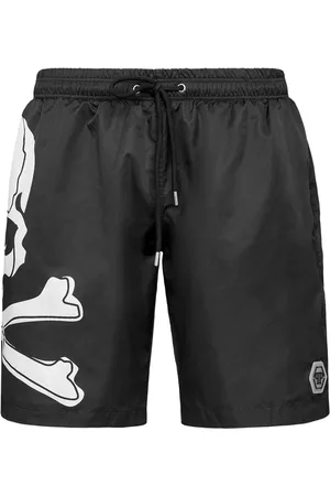 Philipp Plein Skull & Bones Badeshorts