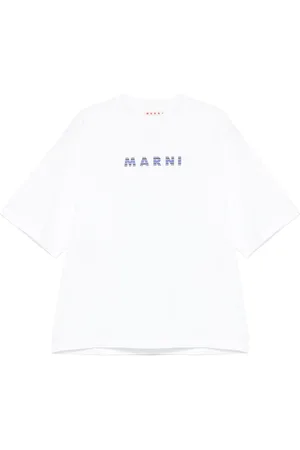 Marni T-Shirt mit Logo-Print