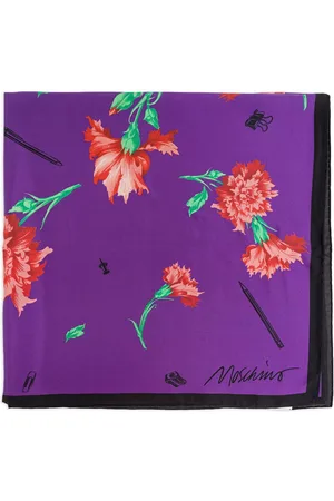 Moschino Schal mit Blumen-Print
