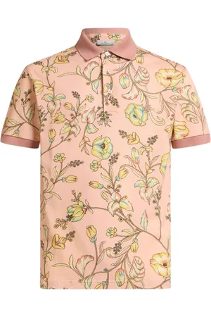 Etro Poloshirt mit Blumenmuster