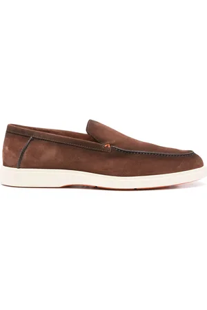 santoni Loafer aus Wildleder