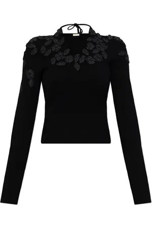 Cult Gaia Oberteil mit Blumenstickerei
