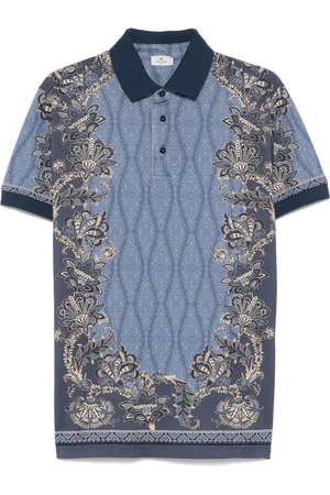 Etro Poloshirt mit Paisley-Print