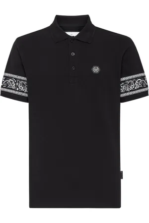Philipp Plein Paisley Gothic Plein Poloshirt