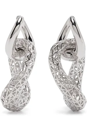 TOM WOOD Maze hoop earrings