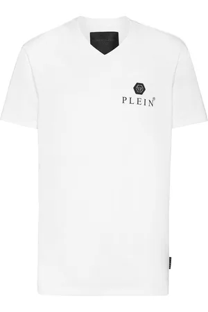 Philipp Plein T-Shirt mit Logo-Schild