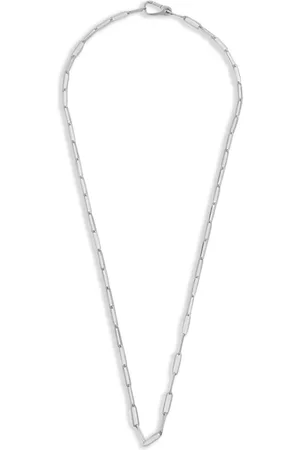 Mateo Paper Clip Halskette aus Sterlingsilber